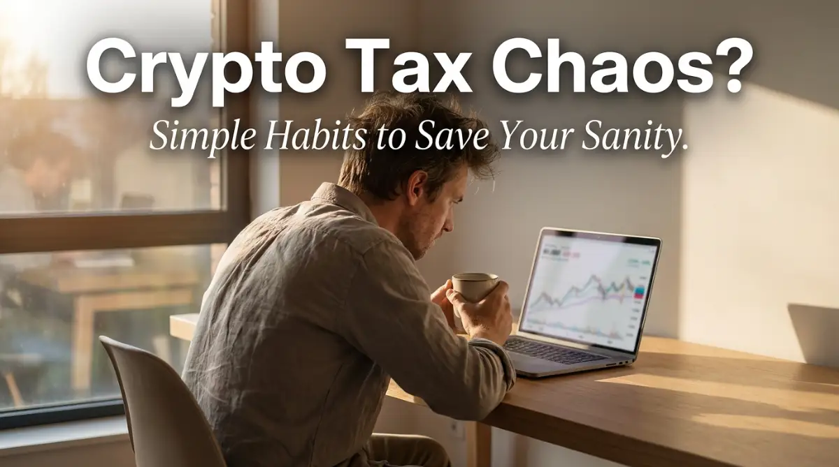 How to Stop Worrying About Crypto Taxes With Simple Daily Habits
